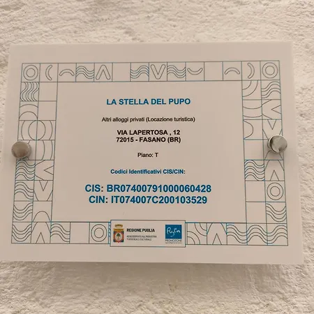 Apartment La Stella Del Pupo Cataldo Fasano